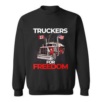 Truckers For Freedom Freedom Convoy Sweatshirt - Monsterry