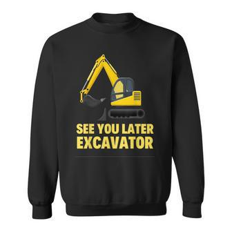 Trucks Excavator Cement Truck Bulldozer Construction Vehicle V12 Men Women Sweatshirt Graphic Print Unisex - Thegiftio UK