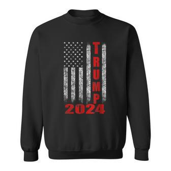 Trump 2024 American Flag Design Tshirt Sweatshirt - Monsterry AU