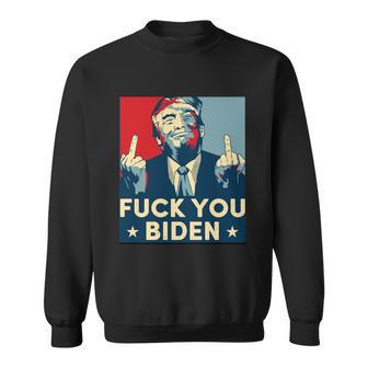 Trump Hope Design Fuck You Biden Tshirt Sweatshirt - Monsterry AU