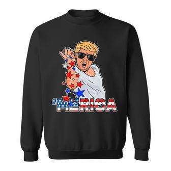 Trump Merica Salt Bae V2 Sweatshirt - Monsterry