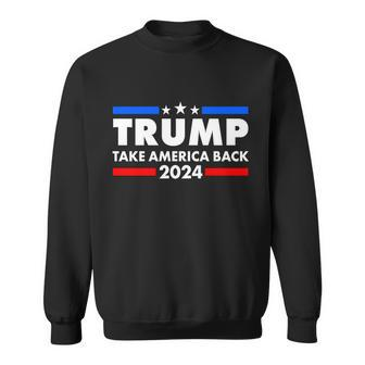 Trump Take America Back 2024 Election Logo Sweatshirt - Monsterry UK