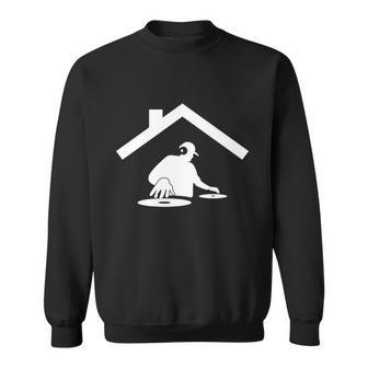 Turntable Dance House Dj Disc Beatmaker Music Producer Gift Sweatshirt - Monsterry DE