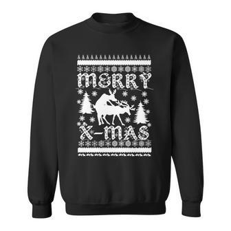 Ugly Christmas X-Mas Frisky Reindeer Humping Tshirt Sweatshirt - Monsterry UK