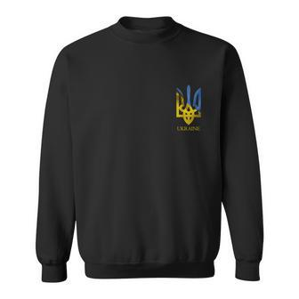 Ukraine Trident I Stand With Ukrainian Pride Support Sweatshirt - Monsterry AU