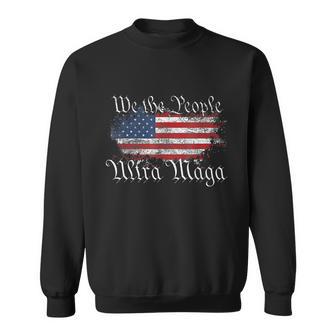 Ultra Maga American Flag Donald Trump Joe Biden 4Th Of July Tshirt Sweatshirt - Monsterry CA