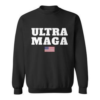 Ultra Maga American Flag V4 Sweatshirt - Monsterry CA