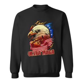 Ultra Maga Bald Eagle Anti Biden Trump 2024 Usa America Tshirt Sweatshirt - Monsterry UK