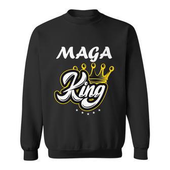 Ultra Maga King Crown Usa Trump 2024 Anti Biden V2 Sweatshirt - Monsterry