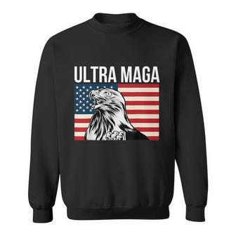 Ultra Maga Patriot Patriotic Agenda 2024 American Eagle Flag Sweatshirt - Monsterry