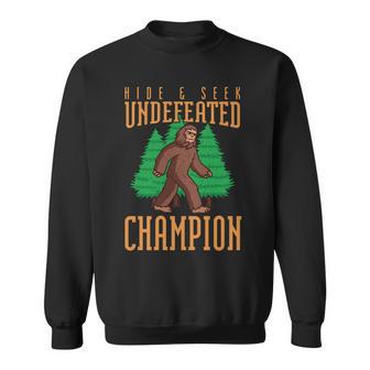 Undefeated Hide & Seek Champion Bigfoot Tshirt Sweatshirt - Monsterry