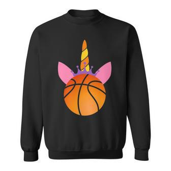 Unicorn Basketball Funny Unicorn For Boys Girls Sweatshirt - Thegiftio UK