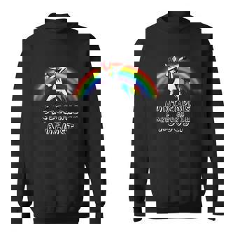 Unicorns Are Born In August Birthday Graphic Design Printed Casual Daily Basic Sweatshirt - Thegiftio UK