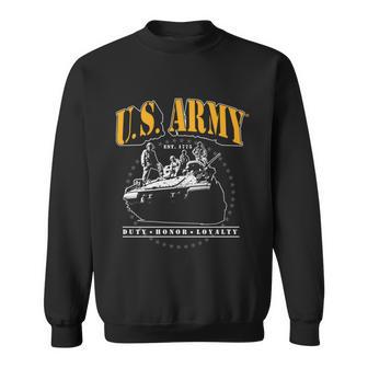 US Army Tank Duty Honor Loyalty Sweatshirt - Monsterry DE