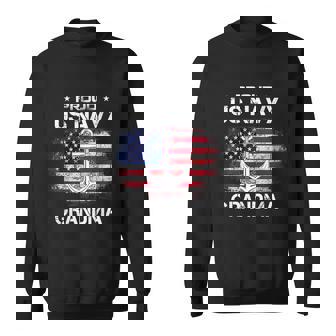 Us Navy Proud Grandma Proud Us Navy Grandma Veteran Day V2 Sweatshirt - Thegiftio UK