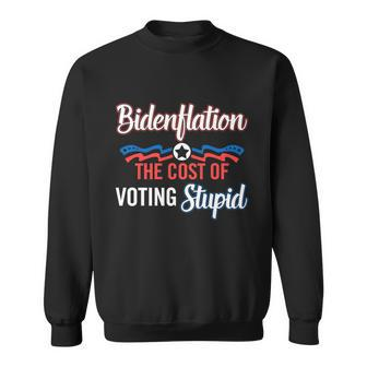 Us President Flation The Cost Of Voting Stupid 4Th July Meaningful Gift Sweatshirt - Monsterry CA