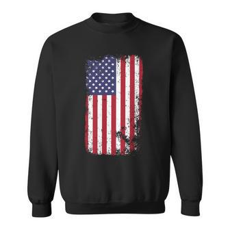 Usa Grunge Vintage American Flag Tshirt Sweatshirt - Monsterry