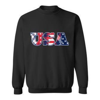 Usa Patriotic Logo Star Stripes Patterns Tshirt Sweatshirt - Monsterry