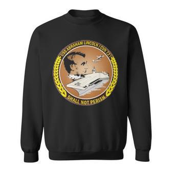 Uss Abraham Lincoln Cvn Sweatshirt - Monsterry