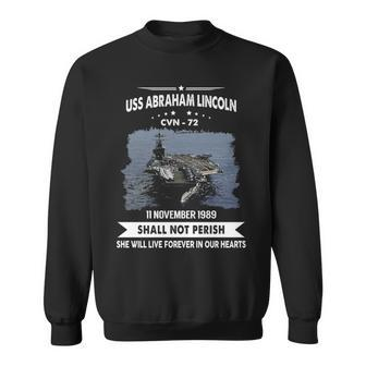 Uss Abraham Lincoln Cvn V2 Sweatshirt - Monsterry