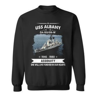 Uss Albany Cg Sweatshirt - Monsterry AU