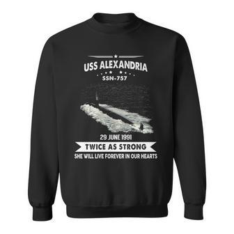 Uss Alexandria Ssn Sweatshirt - Monsterry