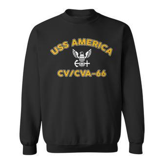 Uss America Cv 66 Cva V2 Sweatshirt - Monsterry