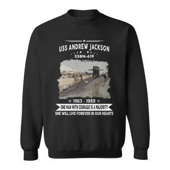 Uss Andrew Jackson Ssbn Sweatshirt - Monsterry AU