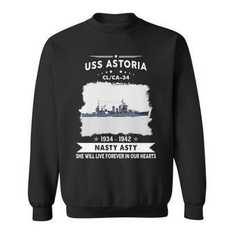 Uss Astoria Cl 34 Ca Sweatshirt - Monsterry