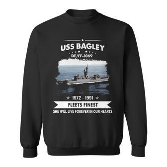 Uss Bagley Ff 1069 De Sweatshirt - Monsterry CA