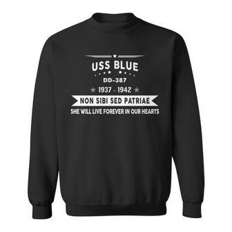 Uss Blue Dd V2 Sweatshirt - Monsterry AU