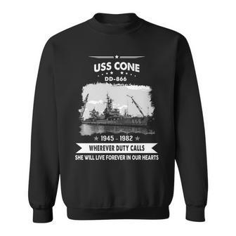 Uss Cone Dd Sweatshirt - Monsterry UK