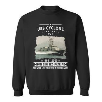 Uss Cyclone Pc Sweatshirt - Monsterry UK