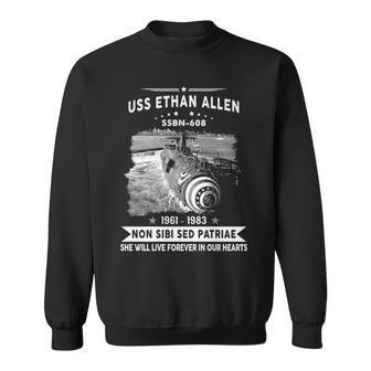 Uss Ethan Allen Ssbn Sweatshirt - Monsterry