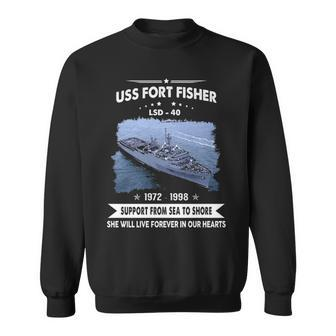 Uss Fort Fisher Lsd Sweatshirt - Monsterry AU