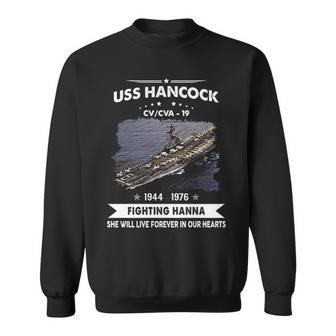 Uss Hancock Cva 19 Cv 19 Front Style Sweatshirt - Monsterry DE