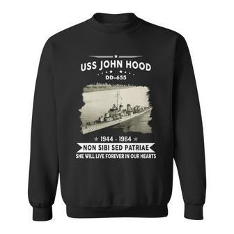 Uss John Hood Dd Sweatshirt - Monsterry