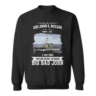 Uss John S Mccain Sweatshirt - Monsterry UK