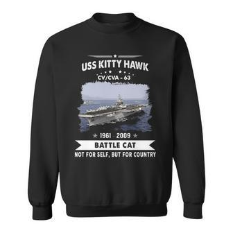 Uss Kittyhawk Cv 63 Cva Sweatshirt - Monsterry