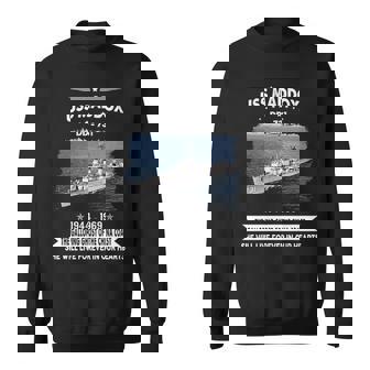 Uss Maddox Dd 731 Front Sweatshirt - Monsterry