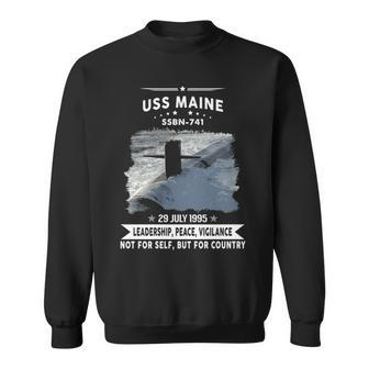 Uss Maine Ssbn V2 Sweatshirt - Monsterry CA