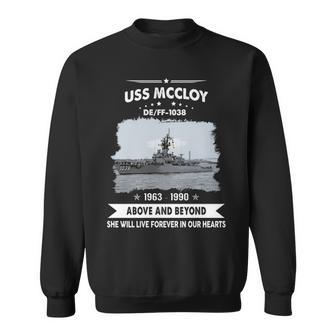 Uss Mccloy Ff 1038 De Sweatshirt - Monsterry