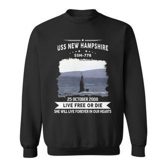 Uss New Hampshire Ssn Sweatshirt - Monsterry CA