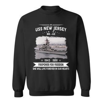 Uss New Jersey Bb Sweatshirt - Monsterry UK