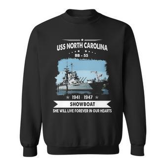 Uss North Carolina Bb 55 Bb Sweatshirt - Monsterry