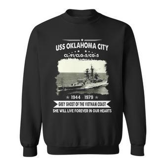 Uss Oklahoma City Clg 5 Cl Sweatshirt - Monsterry