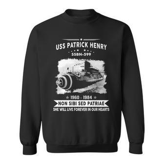 Uss Patrick Henry Ssbn Sweatshirt - Monsterry