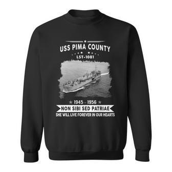 Uss Pima County Lst Sweatshirt - Monsterry CA