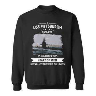 Uss Pittsburgh Ssn Sweatshirt - Monsterry CA