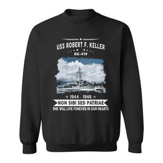 Uss Robert F Keller De Sweatshirt - Monsterry